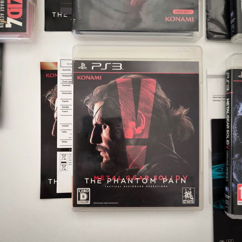 Metal Gear Solid Rising MGS PS3 game collection, very good condition