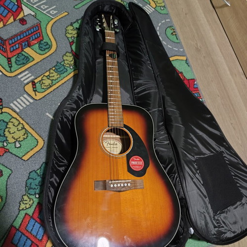 Fender CD-60 Acoustic Guitar like new with case