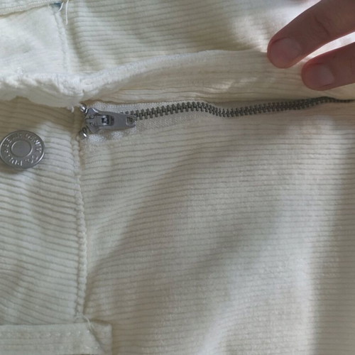 Pull & Bear corduroy pants ecru white like new