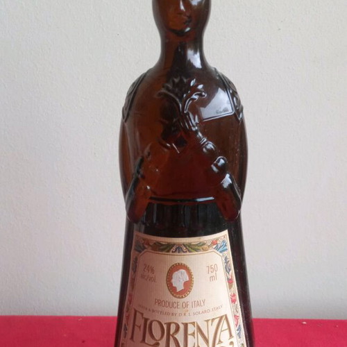 Florenza collectible bottle used, vintage, empty