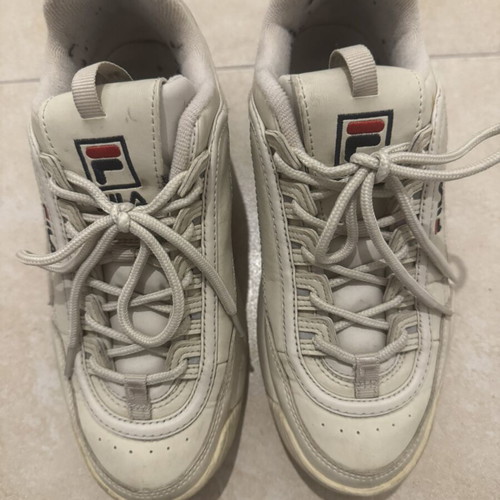 Fila athletic shoes like new, size 39, beige