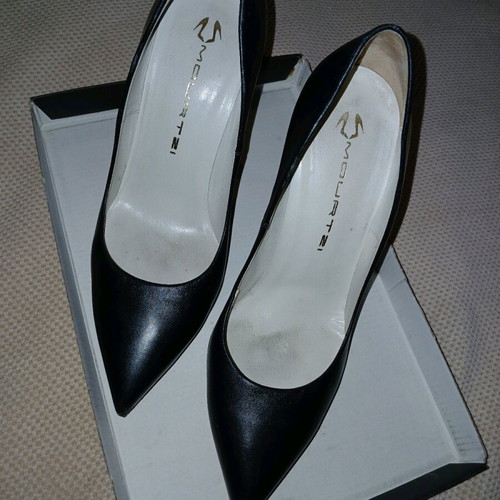 Mourtzi Black Classic Pumps used, heel height 11cm