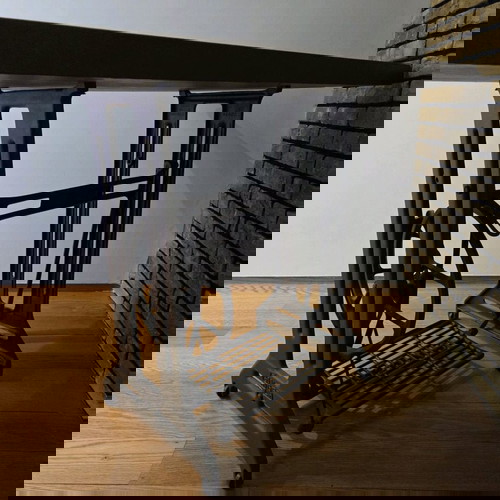 Κονσόλα γραφείο vintage με πόδια ραπτομηχανής Singer καινούργιο