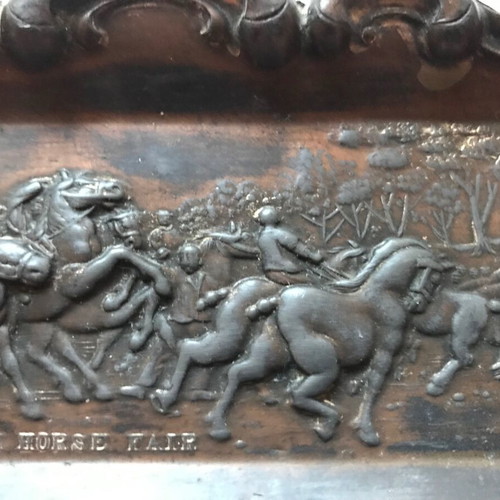 Metal reproduction of Rosa Bonheur's The Horse Fair used, 19th century