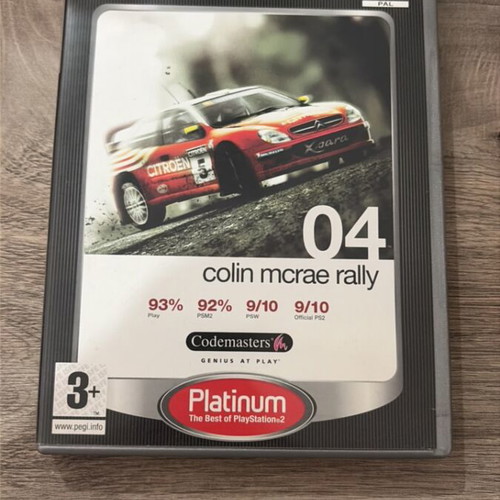 Colin McRae Rally 04 used for PlayStation 2 fully functional