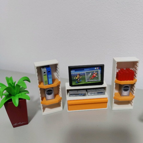 Playmobil modern living room used