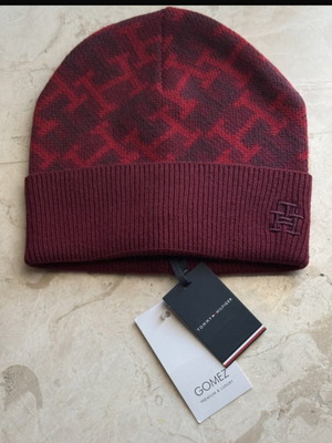 Tommy Hilfiger Monogram Beanie Red New One Size
