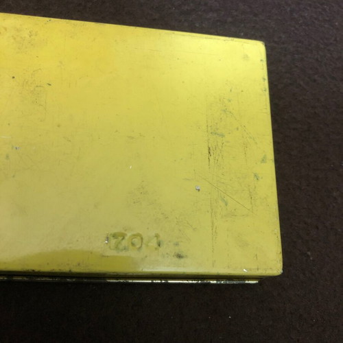 555 Tin Used Tobacco Box - Made in London