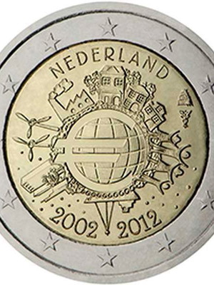 Ολλανδία 2 Ευρώ 2012 UNC αναμνηστικό