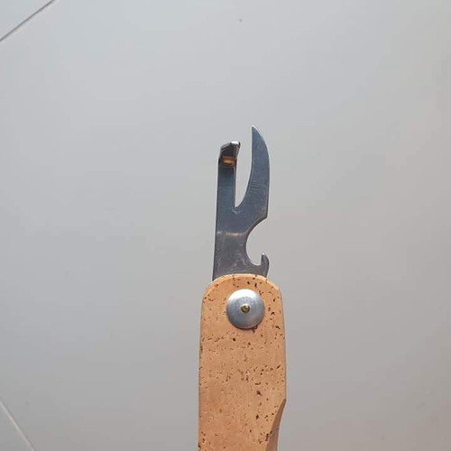 Ausonia Italian fishing knife new, stainless steel cork handle