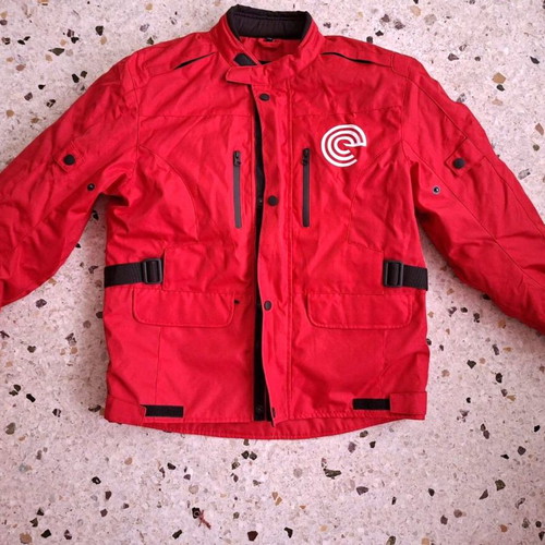 Efood red motorcycle jacket 2XL new