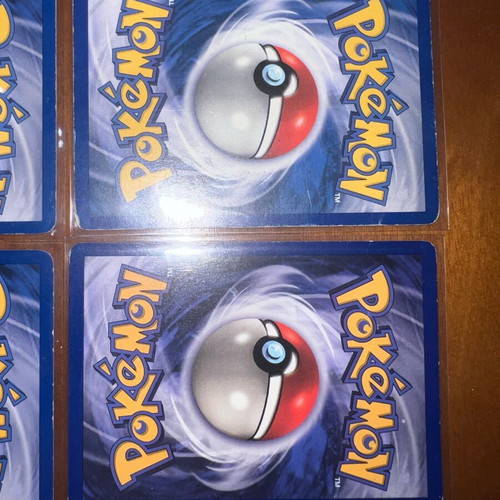 Pokemon TCG vintage cards used, set of 6