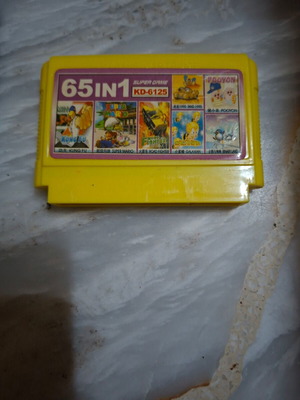 Famiclone 65 in 1 Arcade Game cartridge used for 8-bit consoles