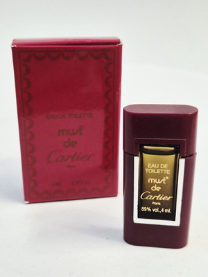 Must de Cartier Eau de Toilette mini perfume new, 4ml