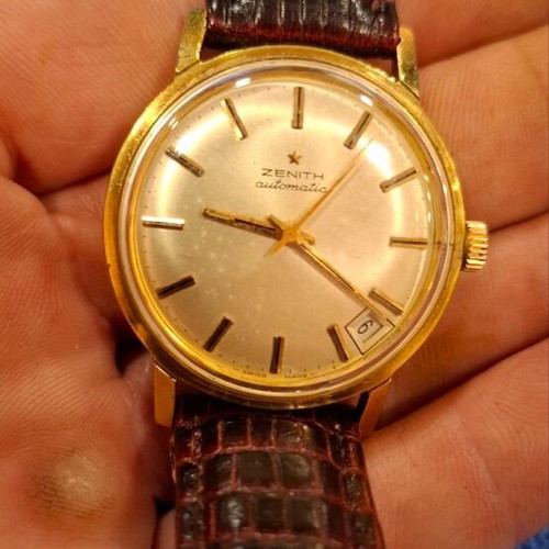 Zenith Automatic Swiss Made men's watch like new, gold plated