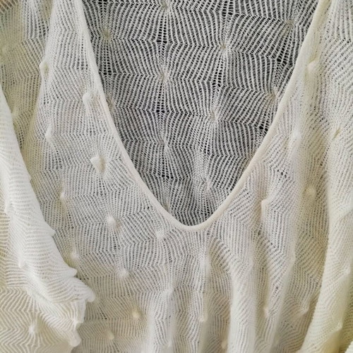 Rossana Orlandi Linen Blouse like new, beige, one size