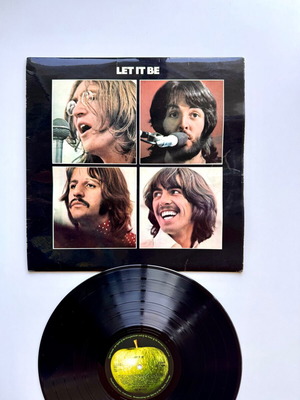 The Beatles Let It Be LP употребяван, 1970 UK преиздание, рок