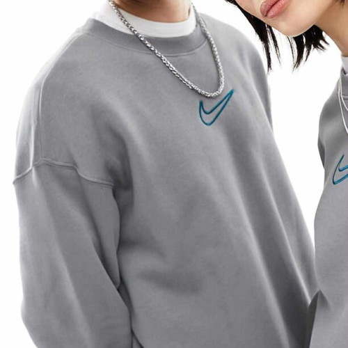 Nike sweatshirt like new, gray, size L, oversized