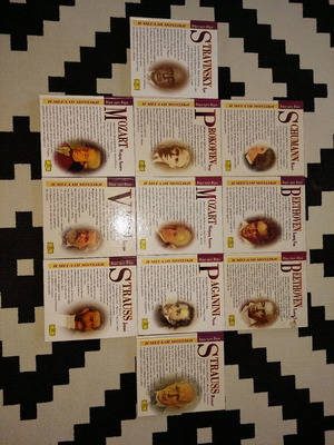 Classical music collection with 11 booklets and CDs used