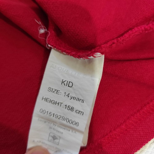 Paul Frank children's shirt size 14 years used, black and red