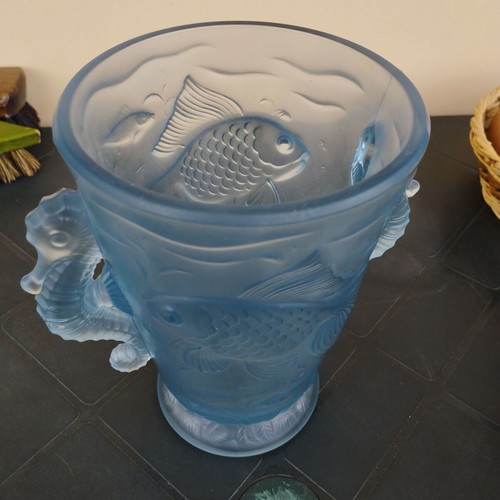 Josef Inwald Barolac Seahorse vase like new