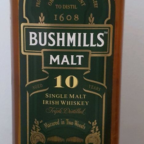 Bushmills Malt 10 Years Single Malt Irish Whiskey 1L new
