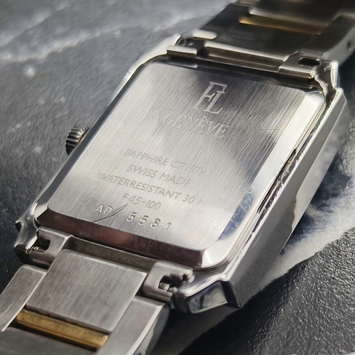 Favre Leuba Tank Genève Ref. F45-100 Swiss quartz watch