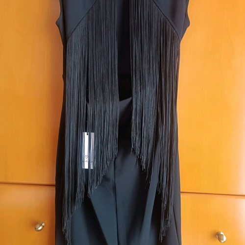 Anel black backless dress new, one size