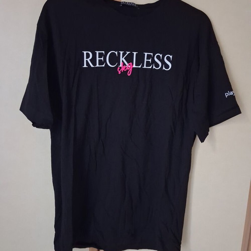 Men's T-shirt, size L, black