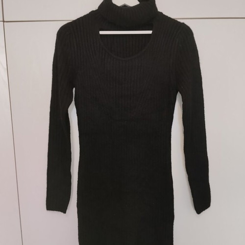 Tally Weijl knitted dress new black small