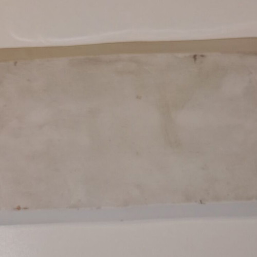 Porcelain tray used with flowers and golden accents
