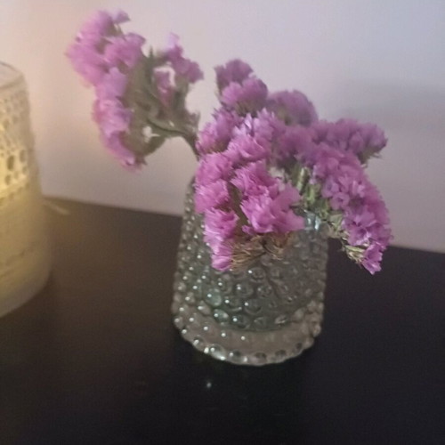 Glass decorative candle holders
