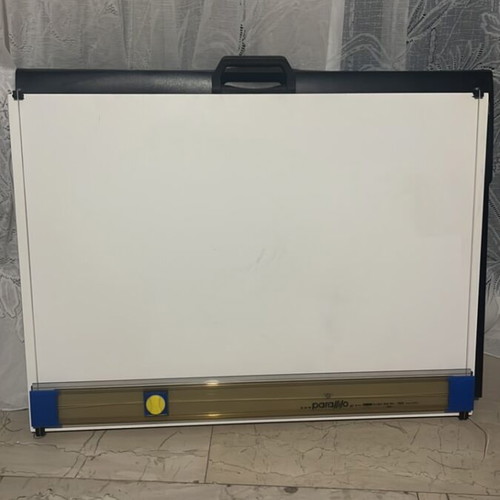 Linear Drawing Instruments like new, board 60x40, parallelogram, bag, triangles, compass