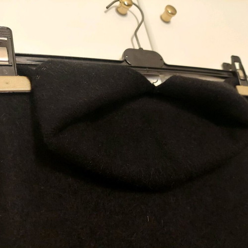 Female long-sleeve shirt used, black, size S