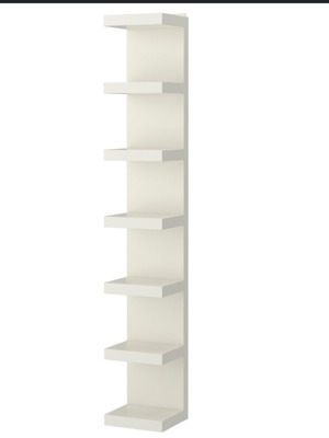 Storage Shelf with 7 Shelves White, like new