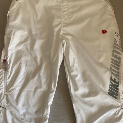 Nike pants worn once, white, size XXL