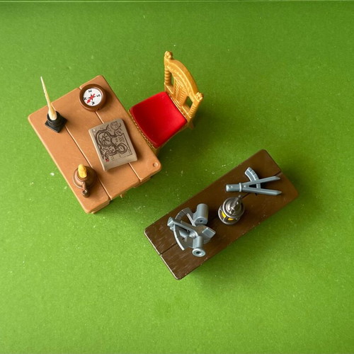 Playmobil captain's desk set like new