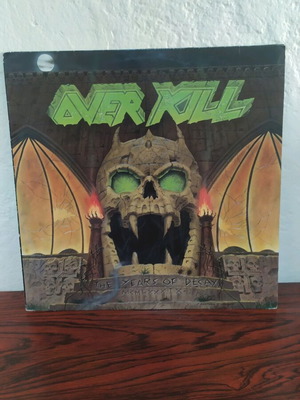 Overkill The Years Of Decay Vinyl LP album used, metal