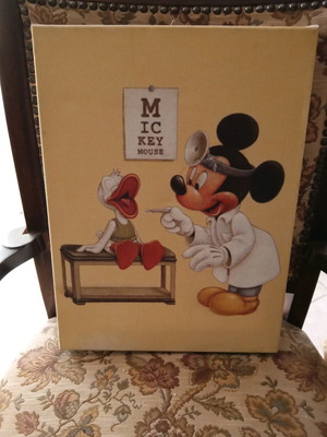 Mickey Mouse children's frame used, collectible 30x40