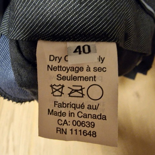 Spurr New York men's suit 100% wool like new, dark blue