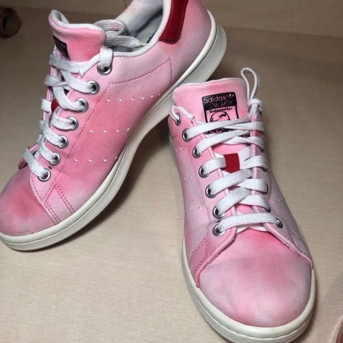 Stan Smith shoes used, fabric, size 38, white pink