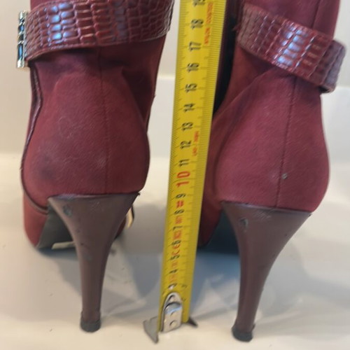 Bordeaux Axel ankle boots used, size 38