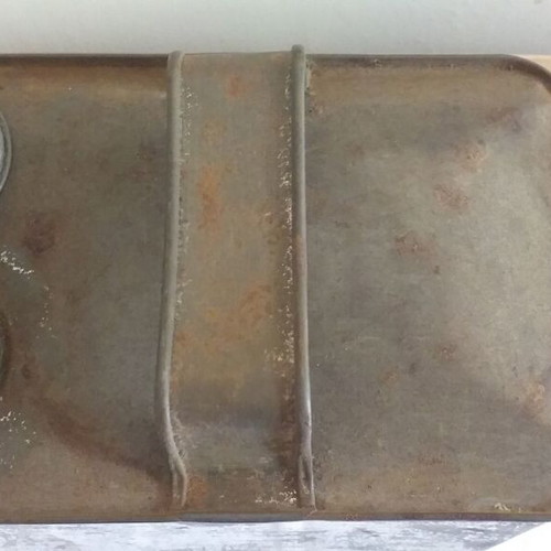 Old metal containers set with Mobil, ZAAE and Petrolatum Liquid