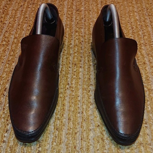 Bally shoes size 39 brown like new genuine leather