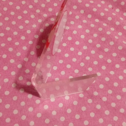 Plexiglass stand like new with no smoking sign