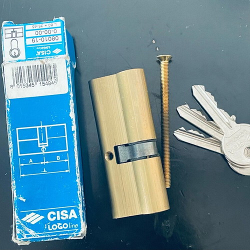 Cisa Italian door lock cylinder new with three keys