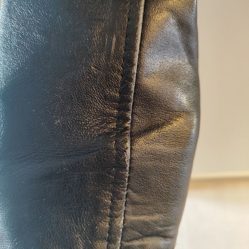 Barney's original leather jacket used, black, size M