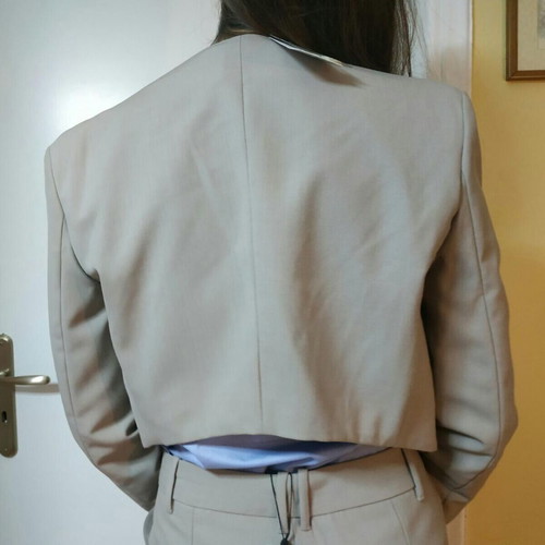 Mango suit set jacket and trousers new beige summer
