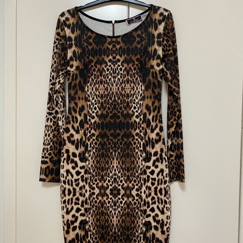 Le Vertige dress like new, size M, black and brown