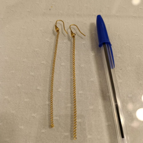 Metal earrings new